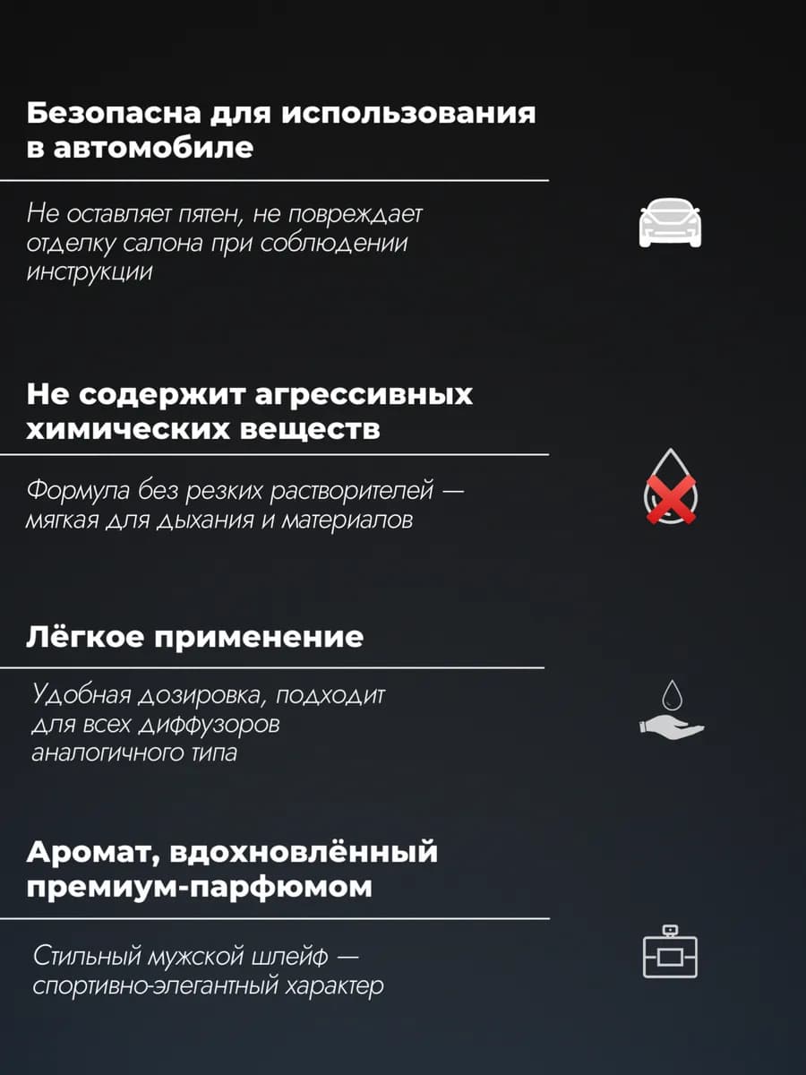 Дозаправка для ароматизатора в машину духи амбра — фото 6
